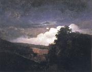 Joseph wright of derby Arkwright's Cotton Mills by Night oil painting